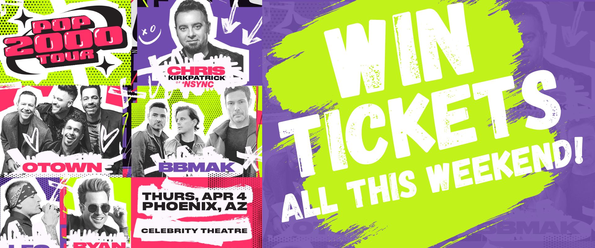POP 2000 Win Tickets All This Weekend!