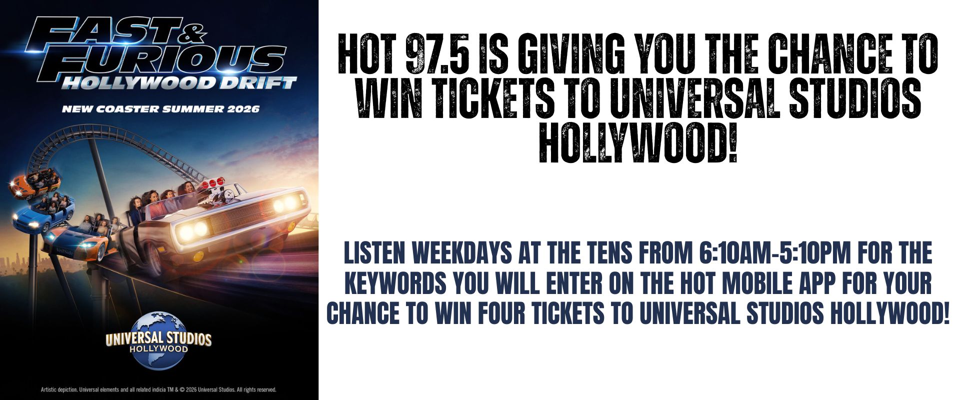 KMVA- Universal Studios Hollywood Fast & Furious Hollywood Drift Main Page Graphic 6.2.26 (1)